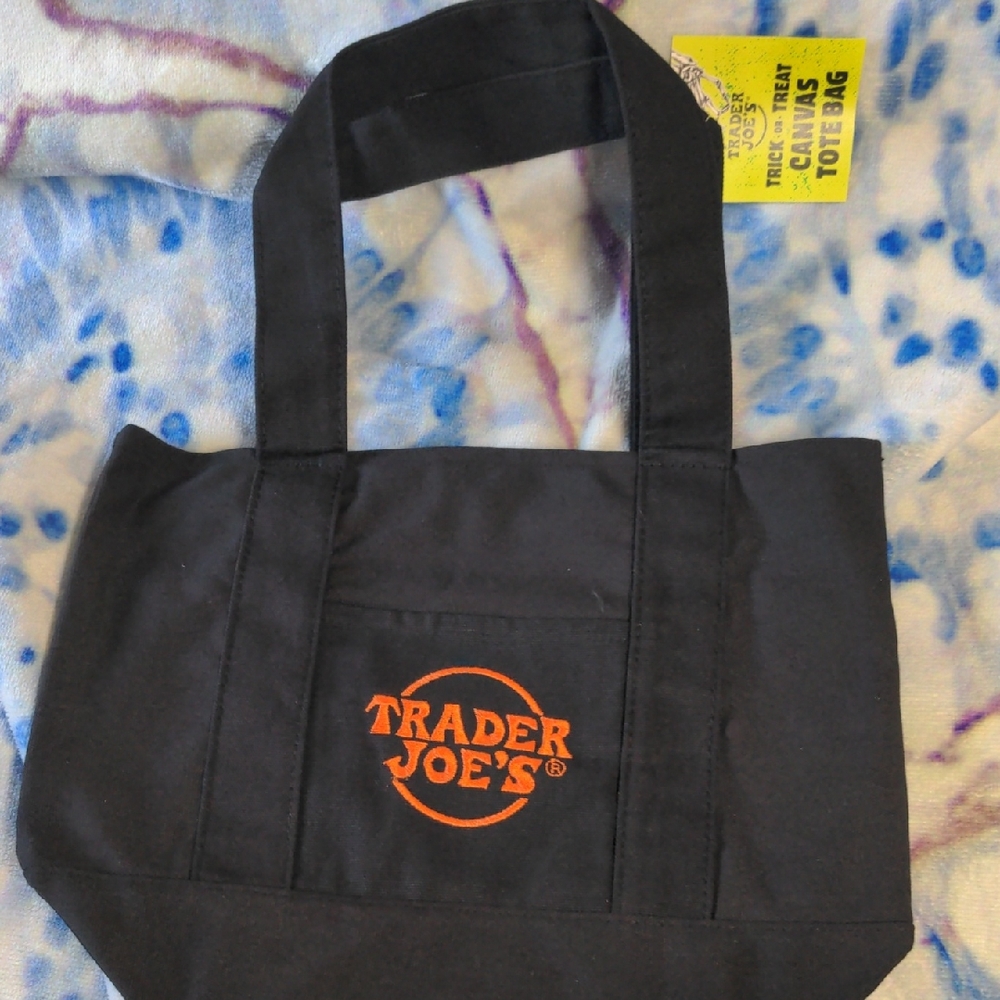 Trader Joe's Black Tote Bag